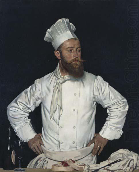 William Orpen Le Chef de l'Hotel Chatham, Paris china oil painting image